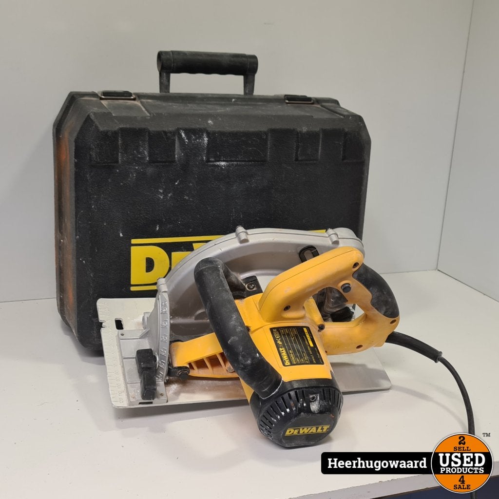 DeWalt D23650-QS Cirkelzaag in Koffer in Goede Staat, Doe-het-zelf en Verbouw, Gereedschap | Zaagmachines, Flex Ltd., Gebruikt