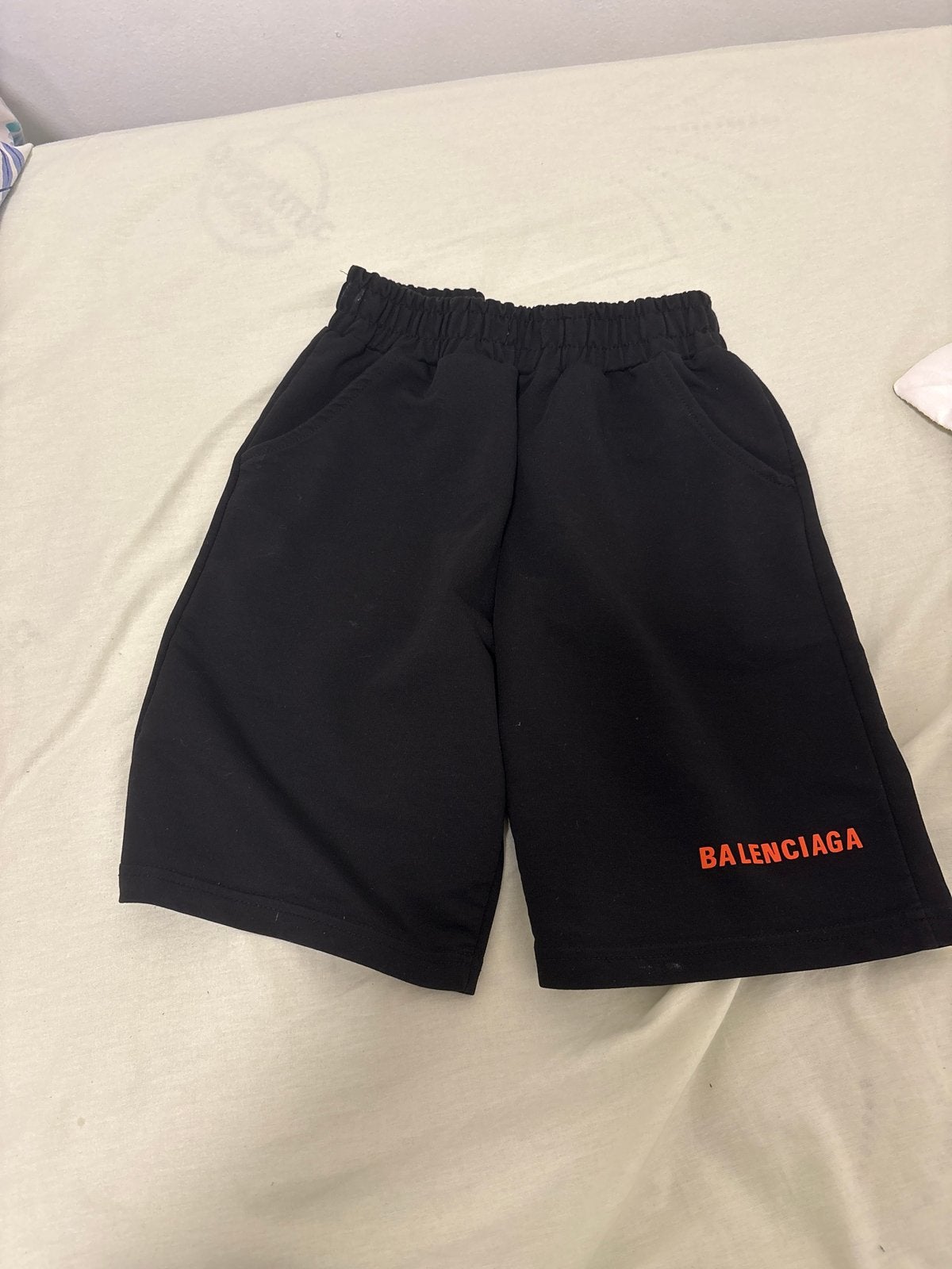 Balenciaga shorts - Zwart - Maat M, Ophalen, Zo goed als nieuw, Zwart