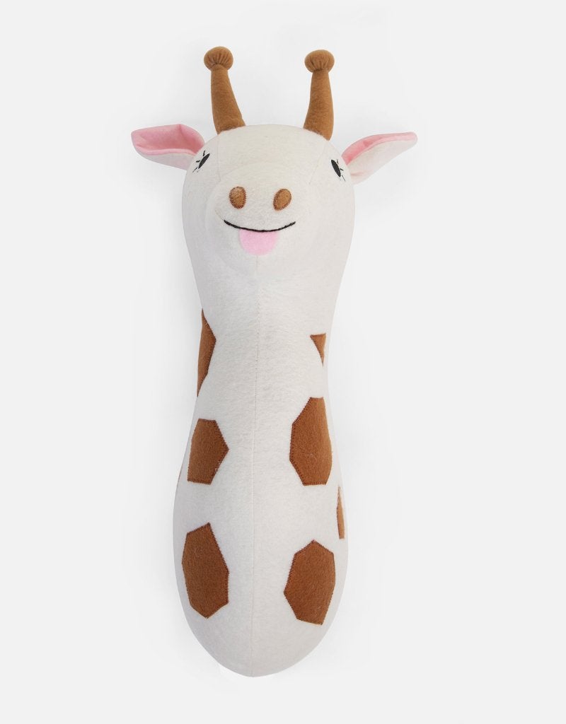 Vilten dierenkop Giraf - Childhome - Leegverkoop Webshop, Ophalen of Verzenden, Nieuw, Wanddecoratie