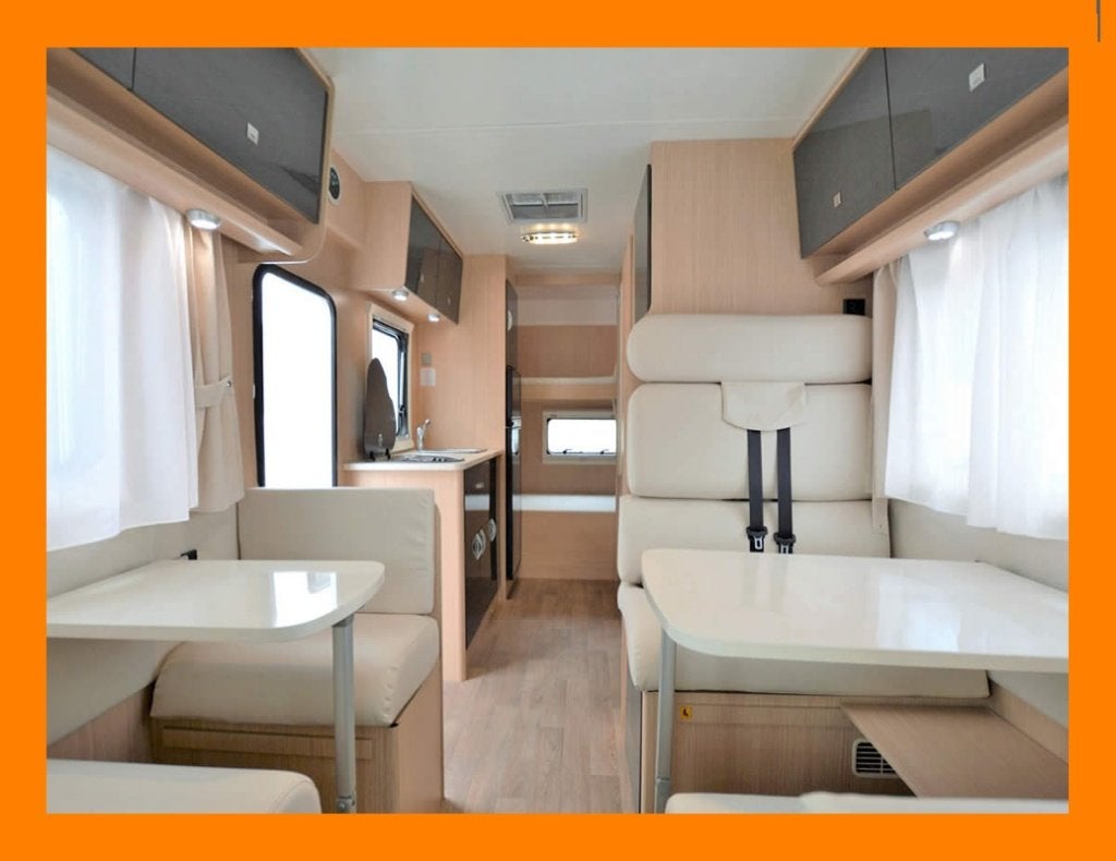 RUIME EN VOLLEDIG UITGERUSTE 7 PERS. COMPLETE CAMPER KOPEN !, Caravans en Kamperen, Campers, Automaat, Alkoof, Ringverwarming