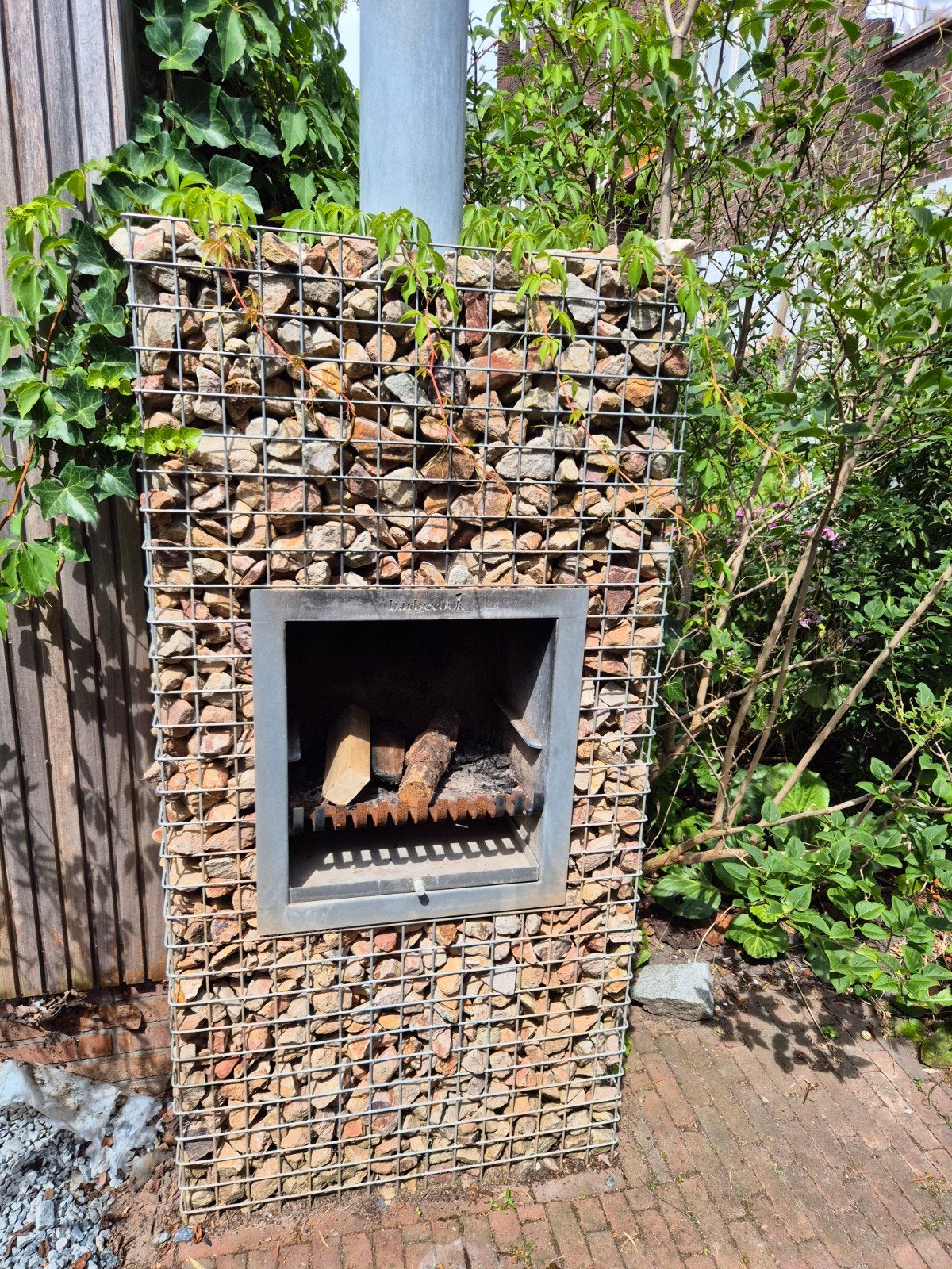 Schanskorf BBQ tuinhaard Barbecook, Ophalen, Gebruikt