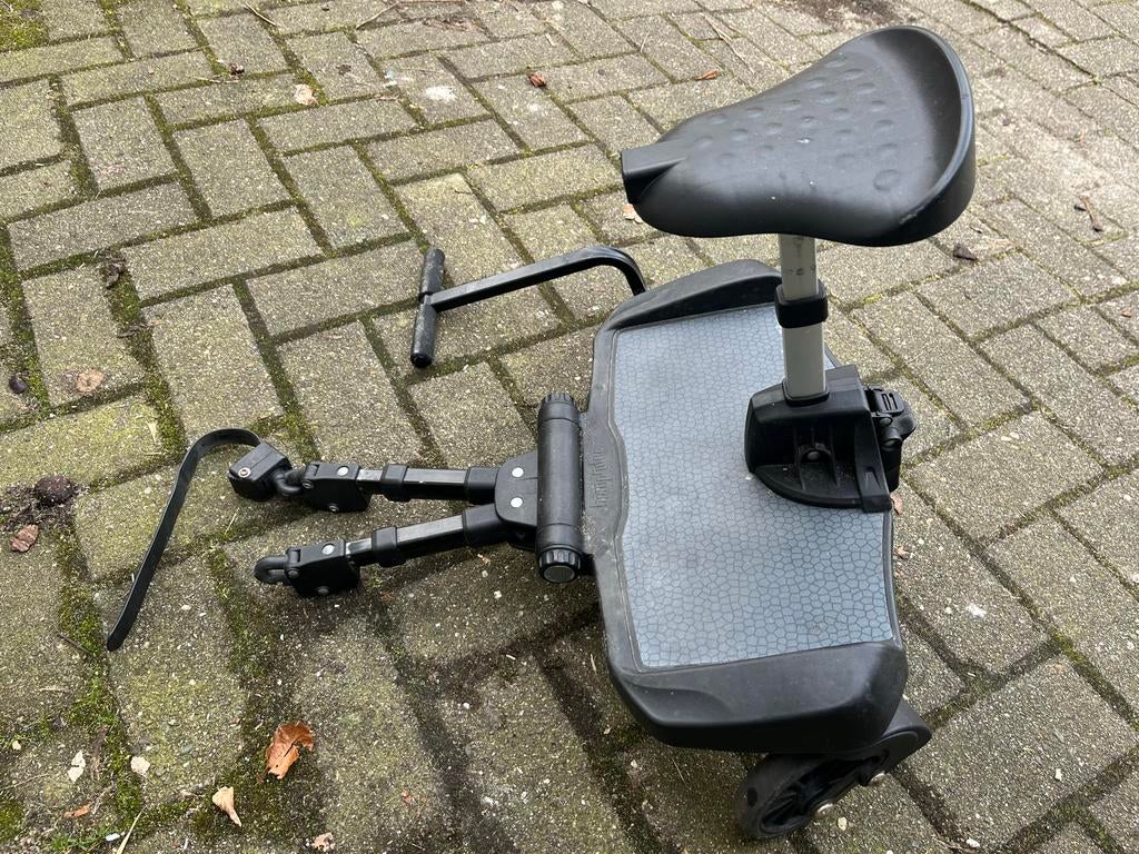 Meerijdplankje met zitje voor buggy - Bumprider, Kinderen en Baby's, Buggy's, Ophalen, Gebruikt, Overige merken