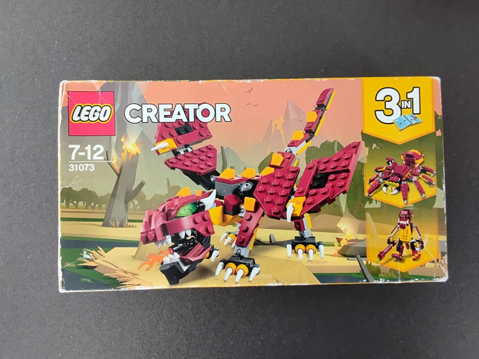 LEGO Creator 31073 Mythische Wezens 3-in-1 Draak, Ophalen, Compleet, Lego, Nieuw