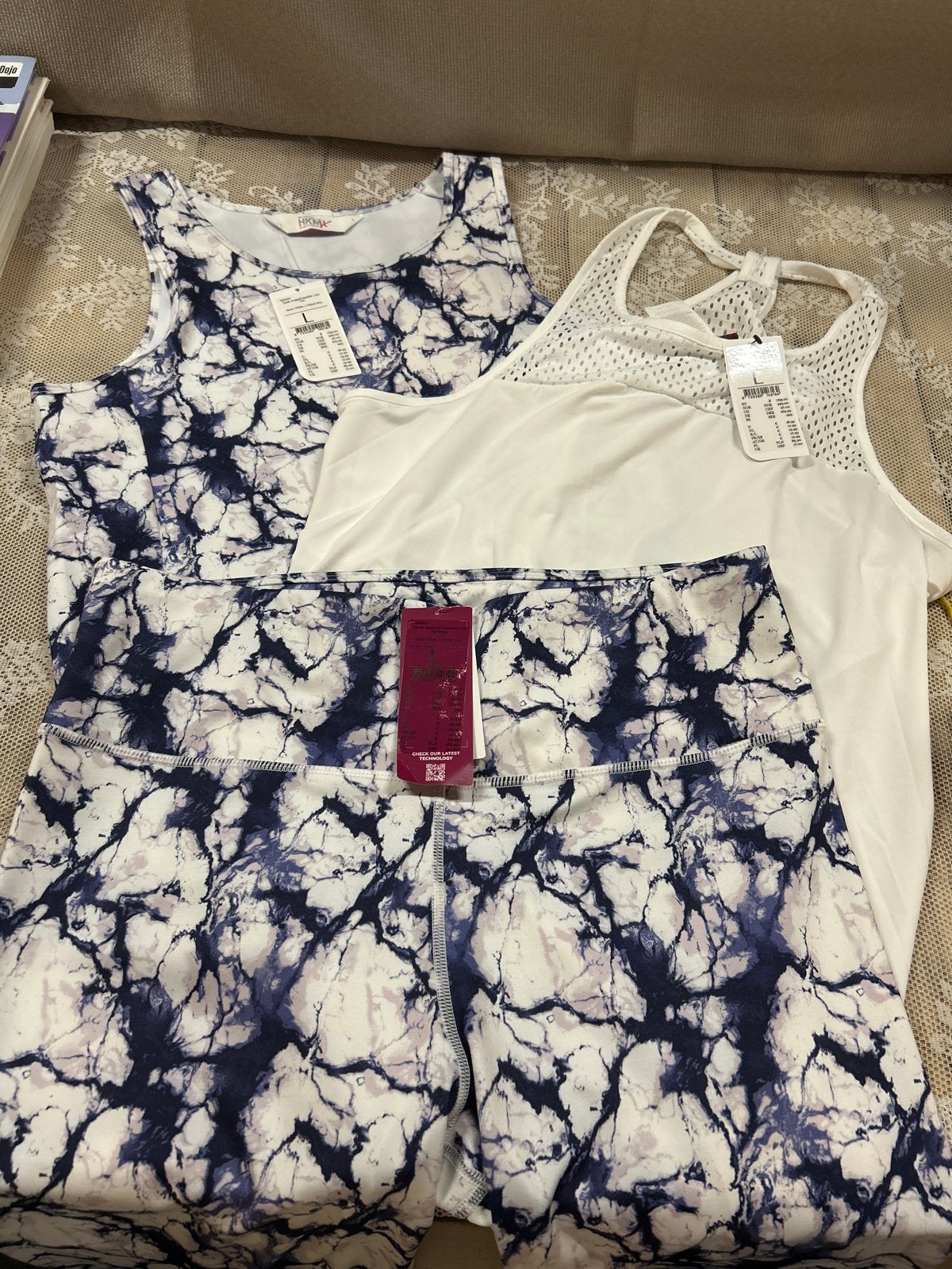 Hunkemöller HKMX sportkleding set, nieuw met kaartjes, maat, Wit, Maat 42/44 (L), Nieuw, Ophalen of Verzenden