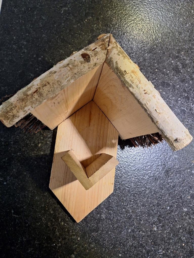 Nieuwe Vogelvoer Vetpot Houder - Houten Design, Ophalen of Verzenden, Nieuw