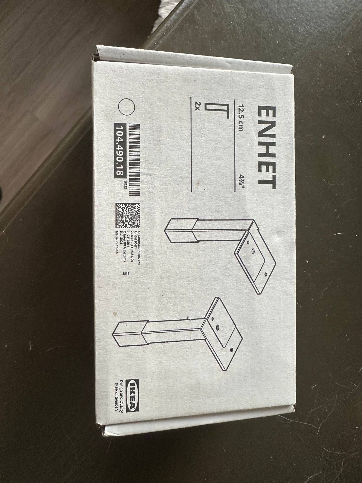 NIEUW IKEA ENHET meubelpoten 12,5 cm (2 stuks), Ophalen, Nieuw