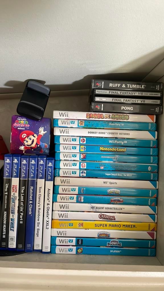 Verschillende games (wii,wiiu,ps1,ps4), Ophalen of Verzenden, Zo goed als nieuw