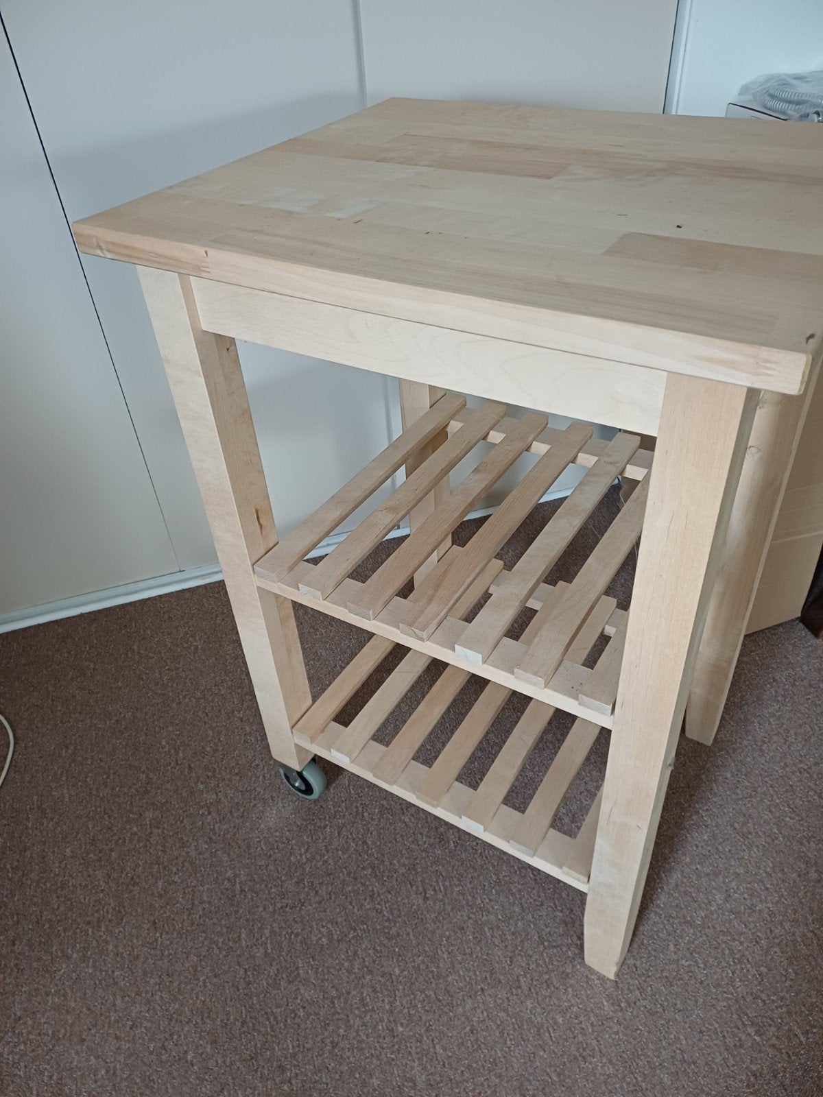 keukentrolley, Ophalen, 50 tot 100 cm, Nieuw, Grenenhout