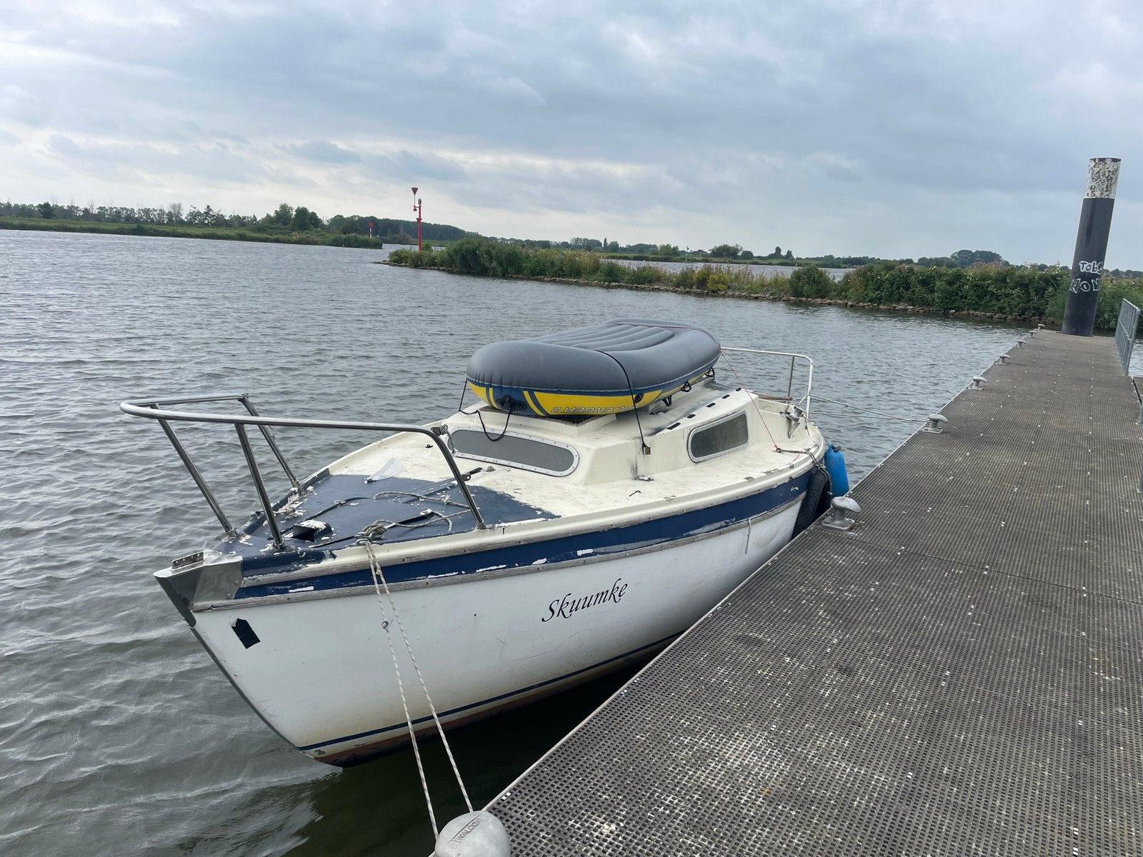 Leuke Kievit 680 kajuitboot met Yamaha 8pk motor, Ophalen, Overige merken, Gebruikt, Kleine kruiser