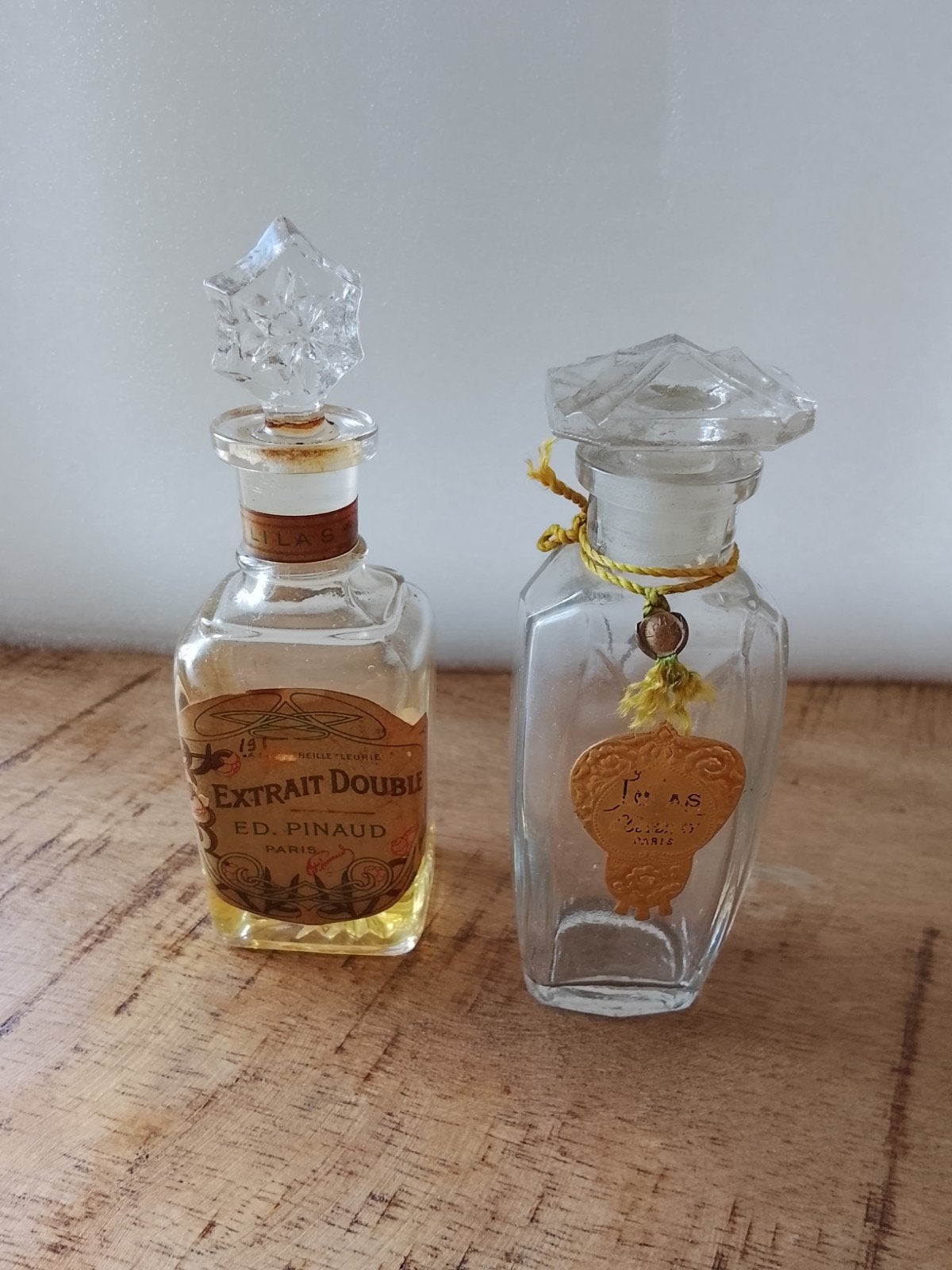 antieke parfum flacons ed pinaud, Verzamelen, Ophalen of Verzenden, Gebruikt, Parfumfles
