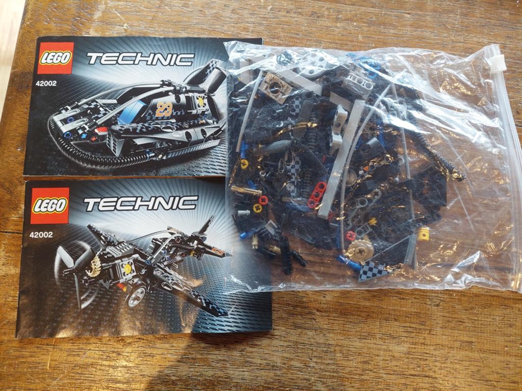 Lego Technic 42002 Hovercraft met instructies, Gebruikt, Lego, Compleet, Ophalen of Verzenden