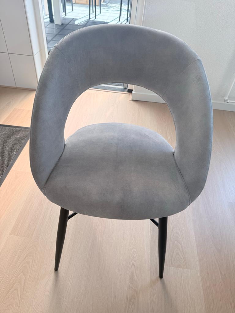 Marasino eetstoel - Grijs, comfortabel en stijlvol, Huis en Inrichting, Stoelen, Nieuw, Ophalen of Verzenden, Eén, Stof