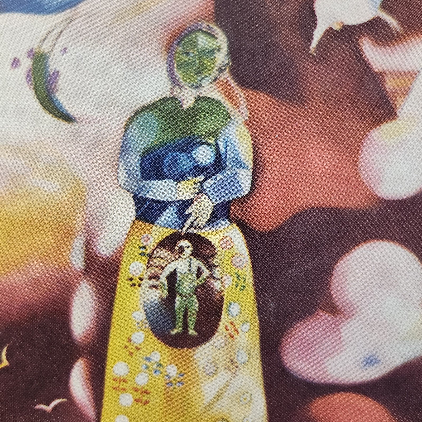 Kunstkaart Marc Chagall - Moederschap, Verzenden, 1960 tot 1980, Ongelopen, Cultuur en Media