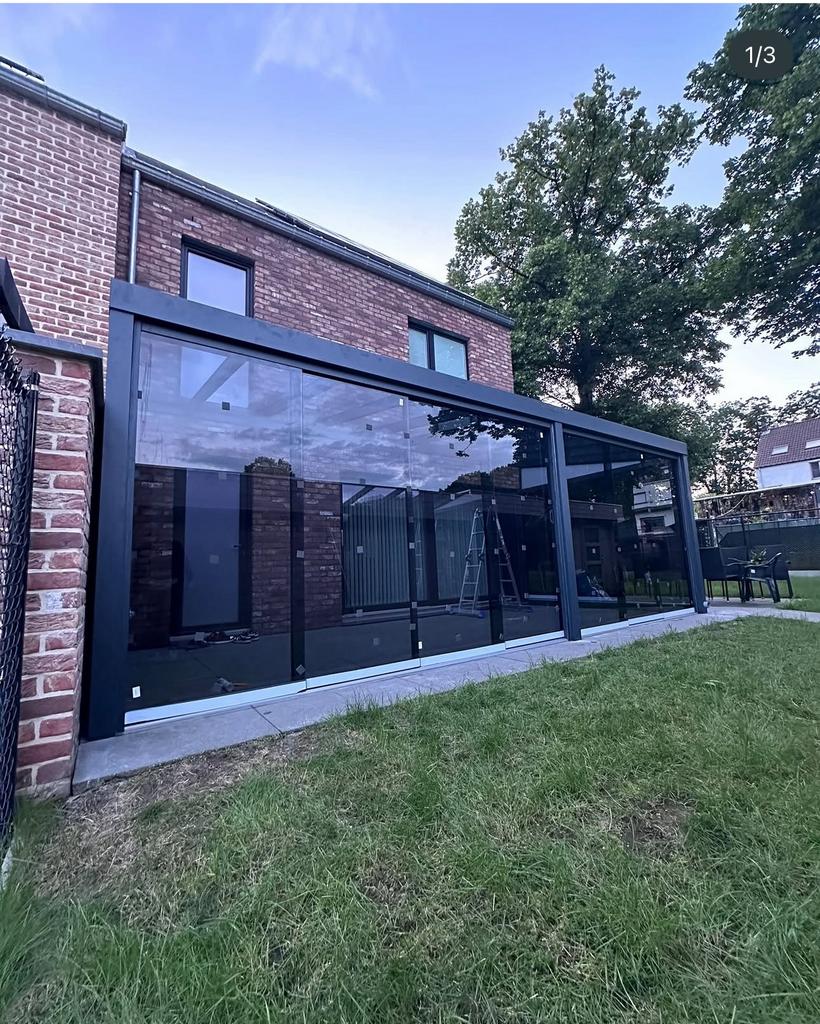 Complete Veranda 5X3 meter 4900 eu inc montage / inc btw !!, Tuin en Terras, Overkappingen, Ophalen, Zo goed als nieuw, Veranda