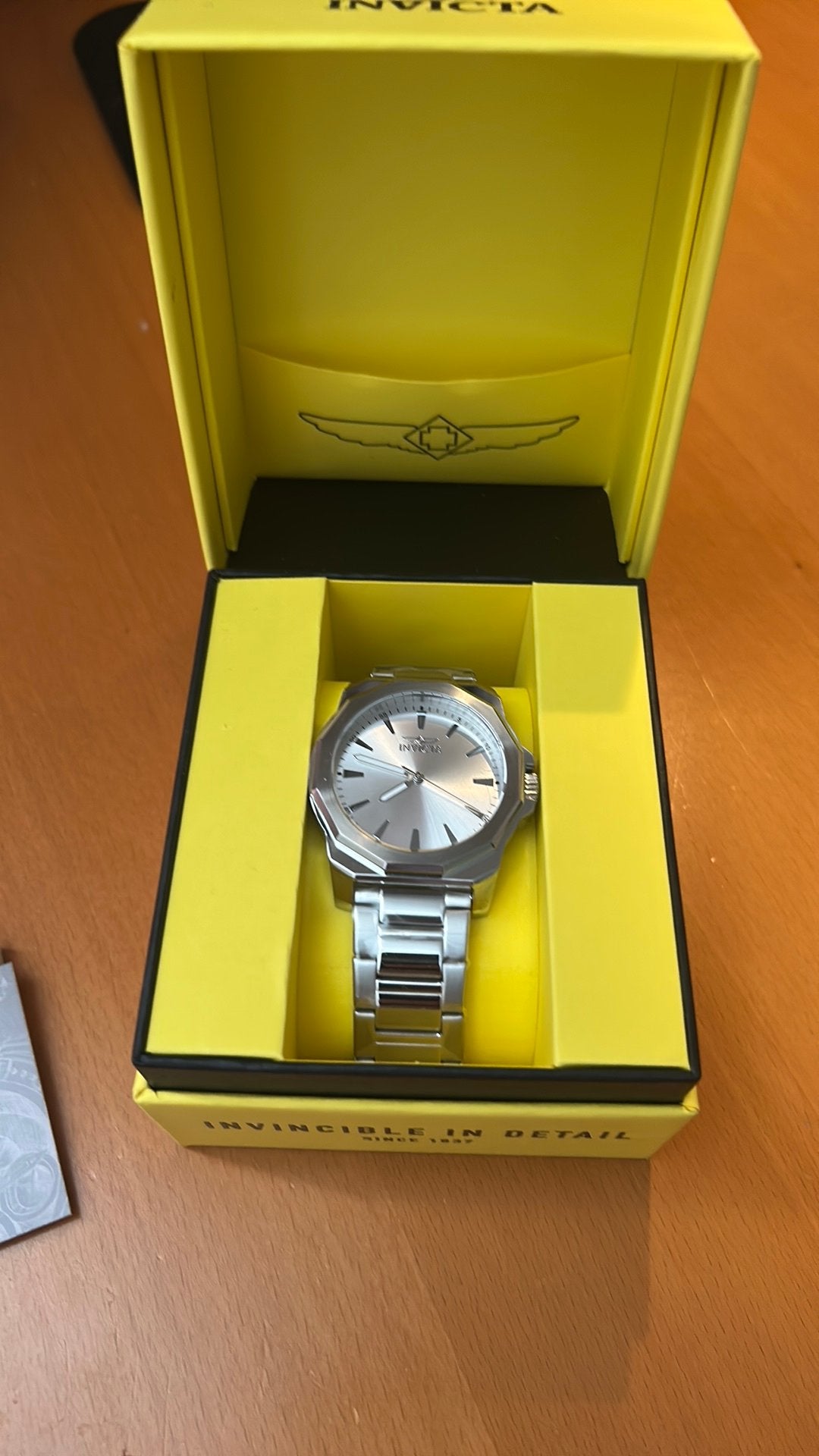 Invicta horloge, Ophalen of Verzenden, Zo goed als nieuw, Staal, Overige merken