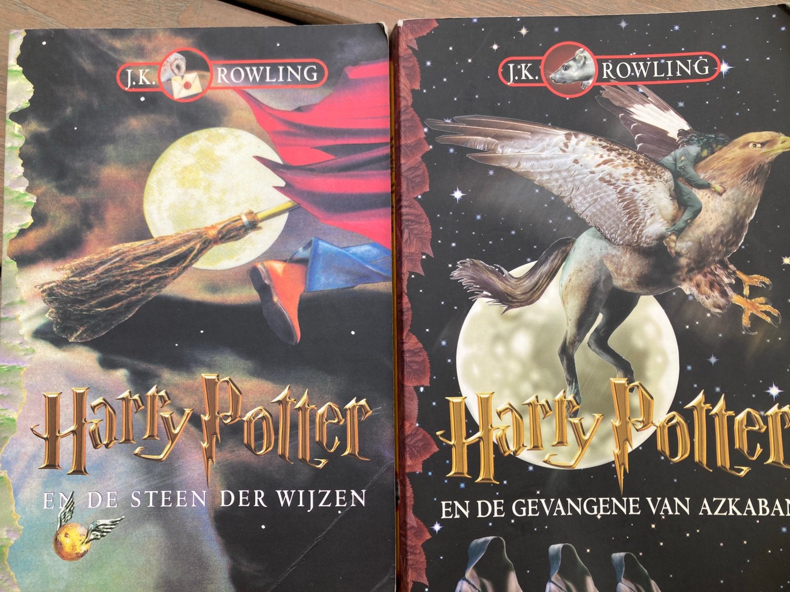Harry Potter deel 1 en 3, en de steen der wijzen, Boeken, Ophalen, Zo goed als nieuw, J.K. Rowling