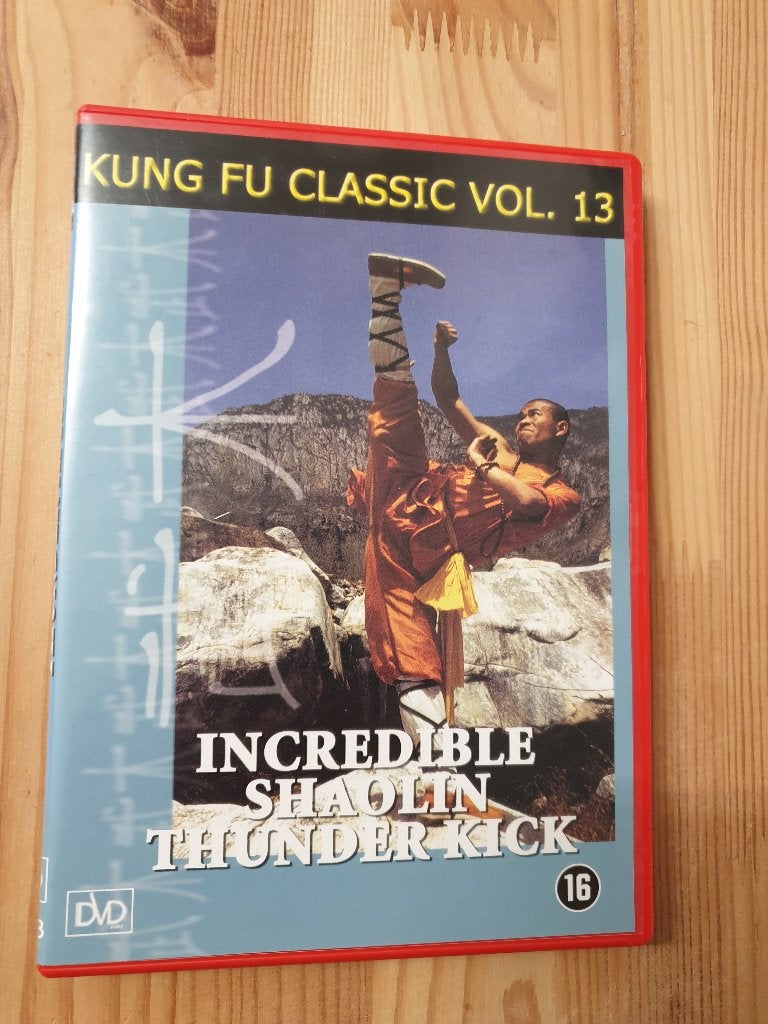 DVD- Kung Fu Classic Vol13 - Incredible Shaolin Thunder Kick, Alle leeftijden, Ophalen of Verzenden, Gebruikt, Martial Arts