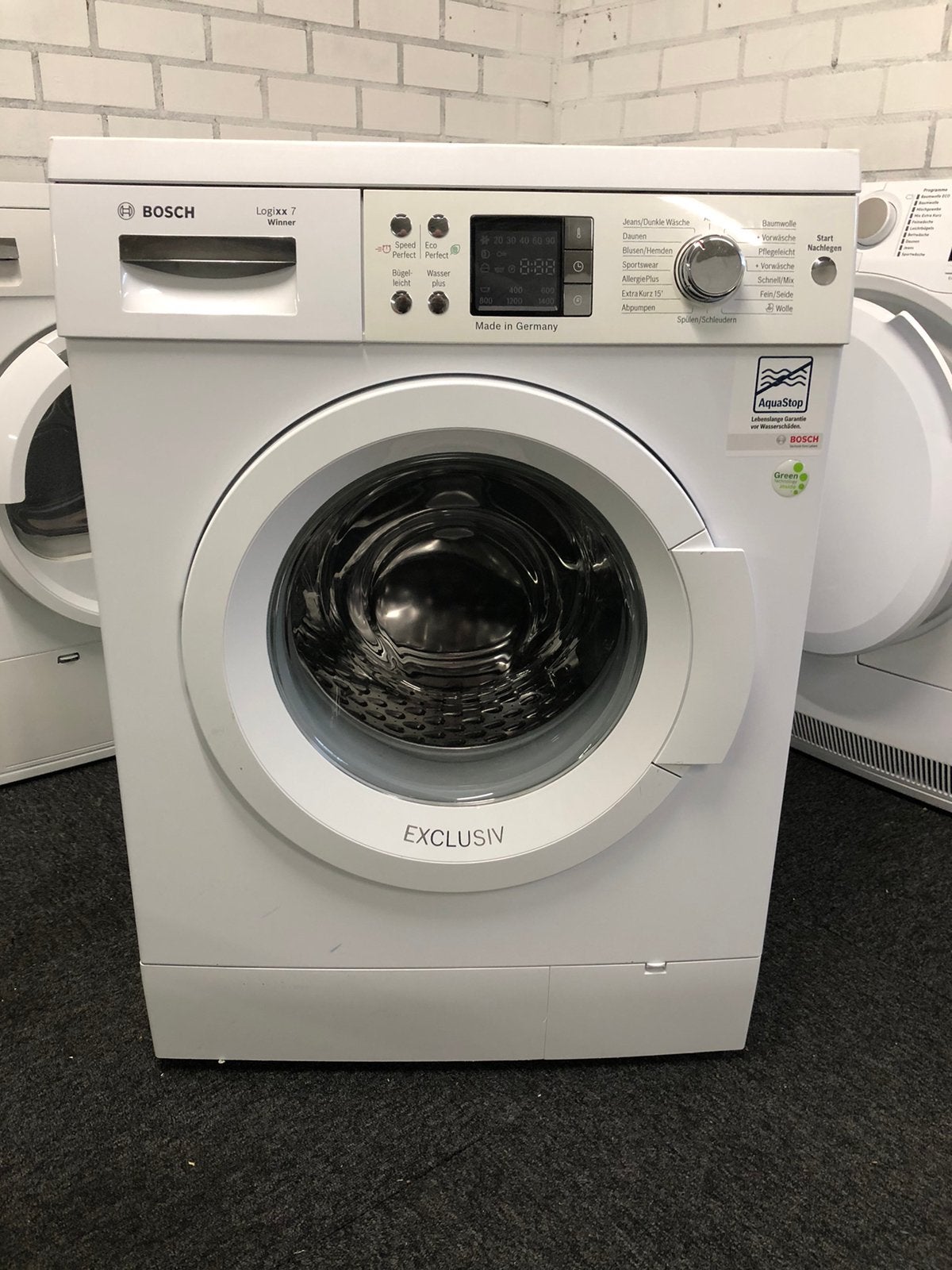 €189 A+++ Wasmachine Bosch Logix7 MET GARANTIE OPHALEN, Ophalen, 6 tot 8 kg, Minder dan 85 cm, Kort programma