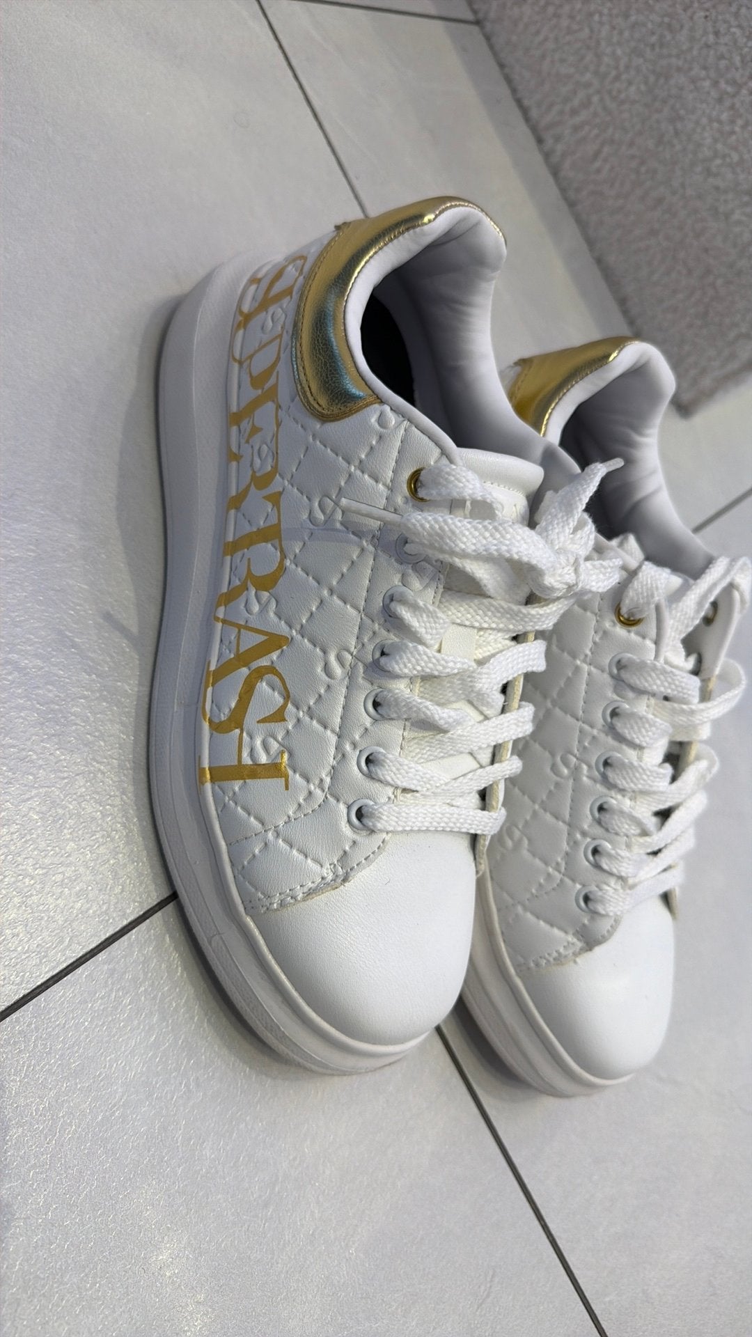 Supertrash damesschoen mt 39, Ophalen of Verzenden, Zo goed als nieuw, Zwart, Sneakers of Gympen