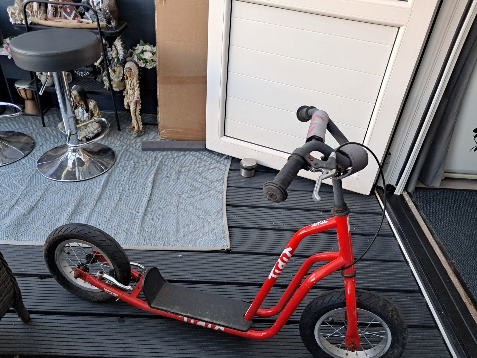 Leuke rode step voor kinderen, Fietsen en Brommers, Steps, Ophalen, Gebruikt, Gewone step