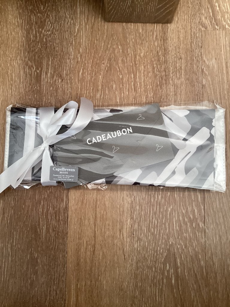 Cadeaubon Capelleveen (€50), Tickets en Kaartjes, Eén persoon, Cadeaubon, Warenhuis- of Winkelbon