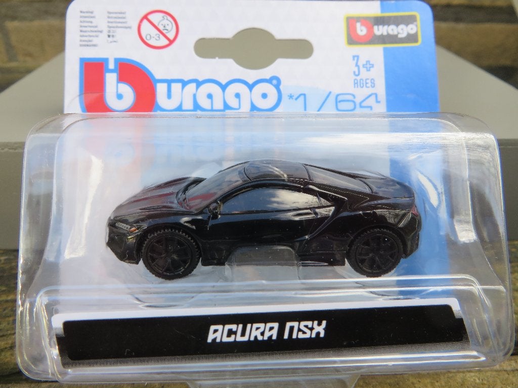 Burago 1:64 Acura Honda NSX, Ophalen of Verzenden, Nieuw, Auto