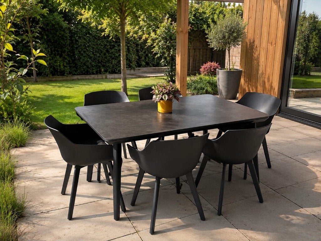 Dining tuinset van het merk Lifestyle met 6 stoelen, Tuin en Terras, Ophalen, ., 6 zitplaatsen, :