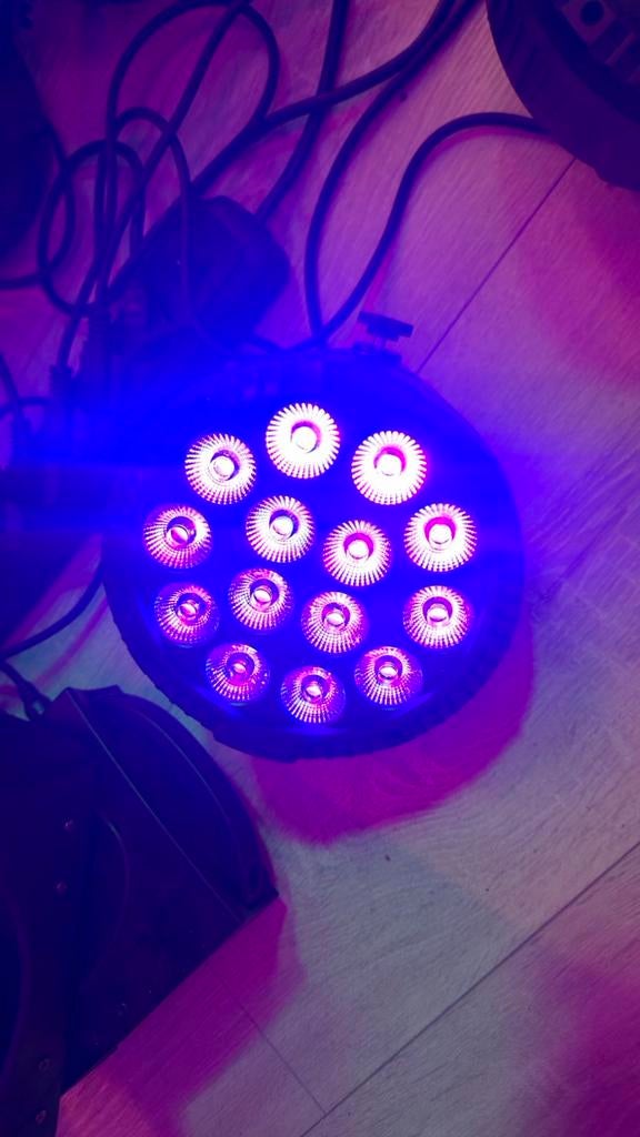 8x rgbw ledpar, Ophalen of Verzenden, Nieuw, Licht, Geluidgestuurd