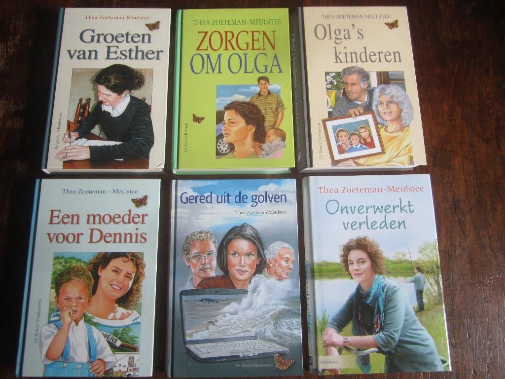 Thea Zoeteman Meulstee Vlinderserie Onverwerkt/Gered/Dennis, Boeken, Ophalen of Verzenden, Zo goed als nieuw, Nederland