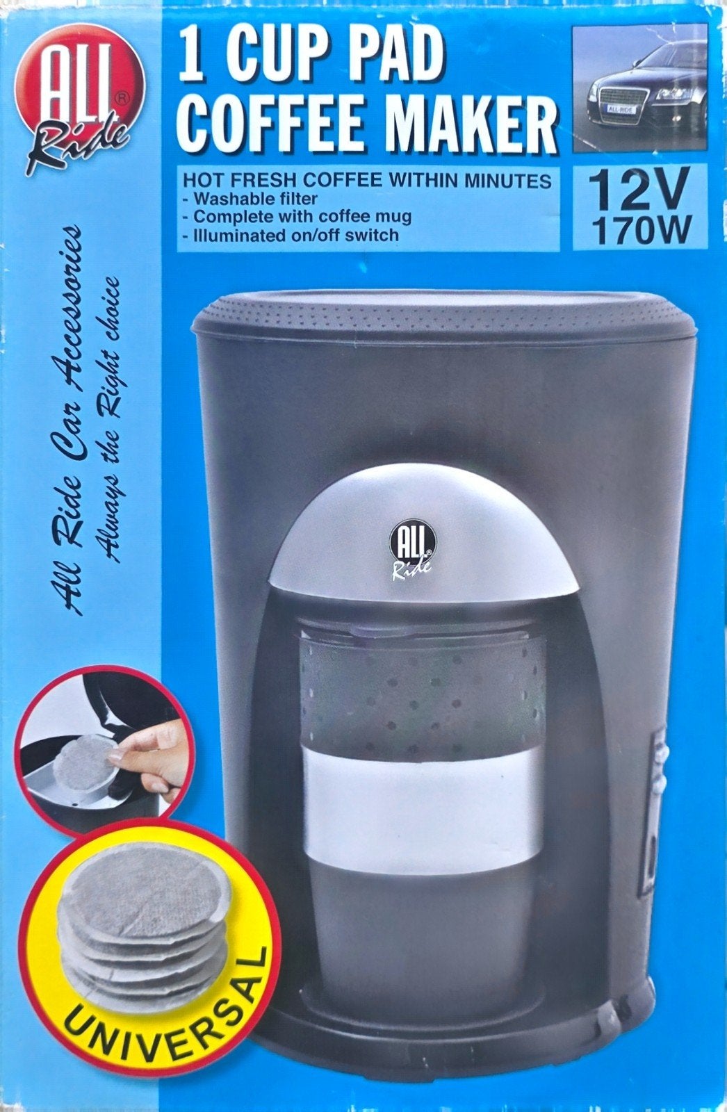 All ride koffie automaat 12 Volt auto camping vrachtwagen, Ophalen, Nieuw, Koffiemachine, Koffiepads en cups