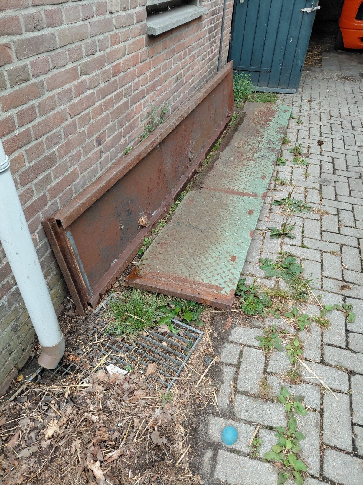 ijzeren rijplaten ,oprijplaten, oprijwagen platen, Ophalen