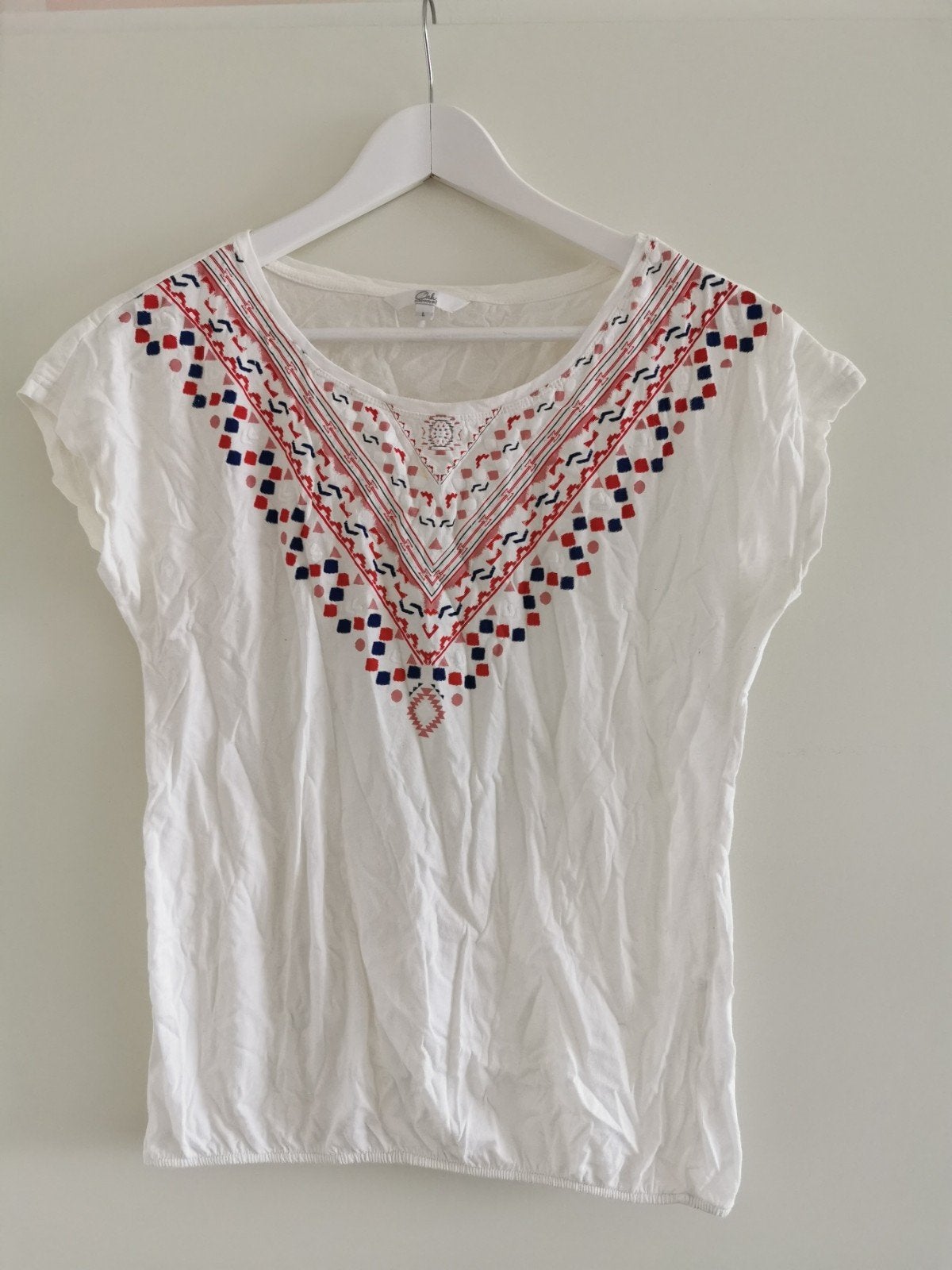 Clockhouse Top Wit Korte Mouw XL ZGAN

Keurig nauwelijks ged, Wit, Maat 46/48 (XL) of groter, Ophalen of Verzenden, Zo goed als nieuw