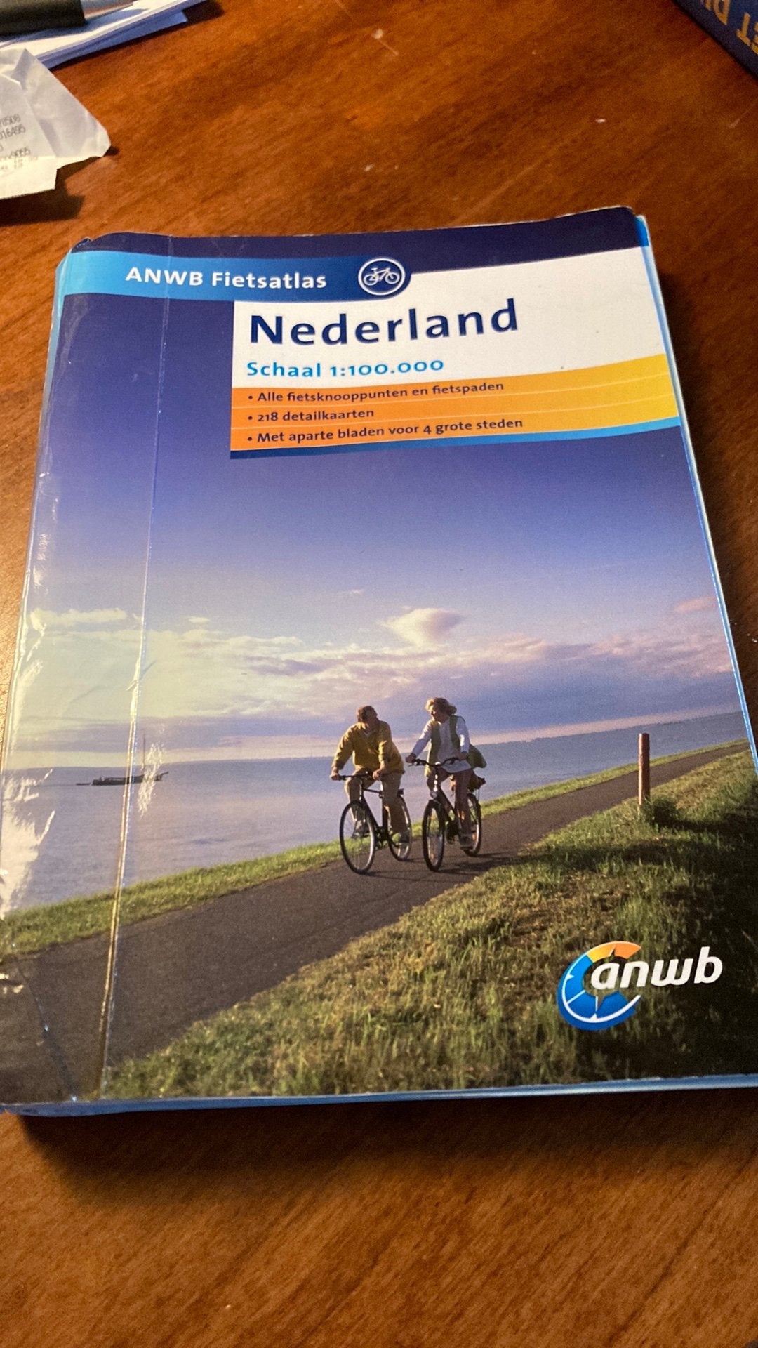 ANWB Fietsatlas Nederland - Schaal 1:100.000, Gelezen, Overige atlassen, 2000 tot heden, Ophalen of Verzenden
