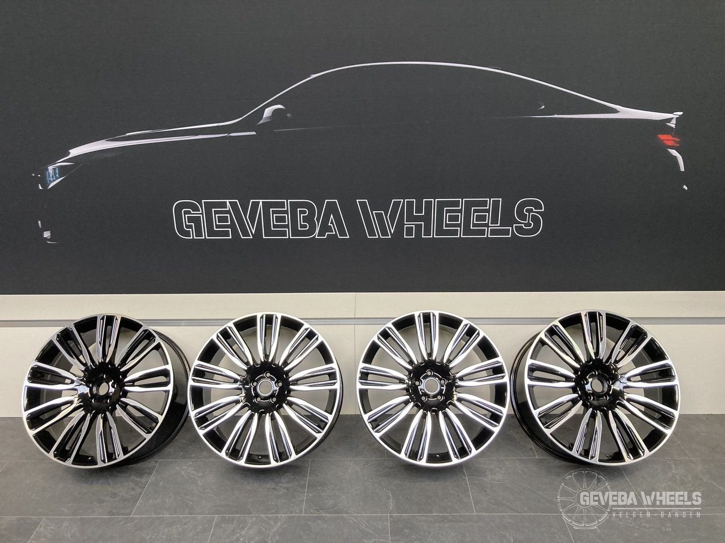 22” Land Rover Range Rover velgen 5x108, Auto-onderdelen, Gebruikt, Velg(en), -, -
