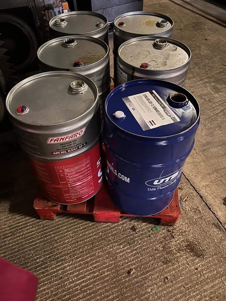 Brandton/ Olievat 60Liter  Ø 40cm, Ophalen, Gebruikt, Vuurton