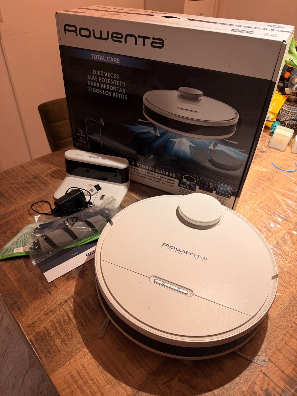 Rowenta X-plorer Serie 95 Robotstofzuiger, Rowenta, Ophalen of Verzenden, Zo goed als nieuw, Robotstofzuiger