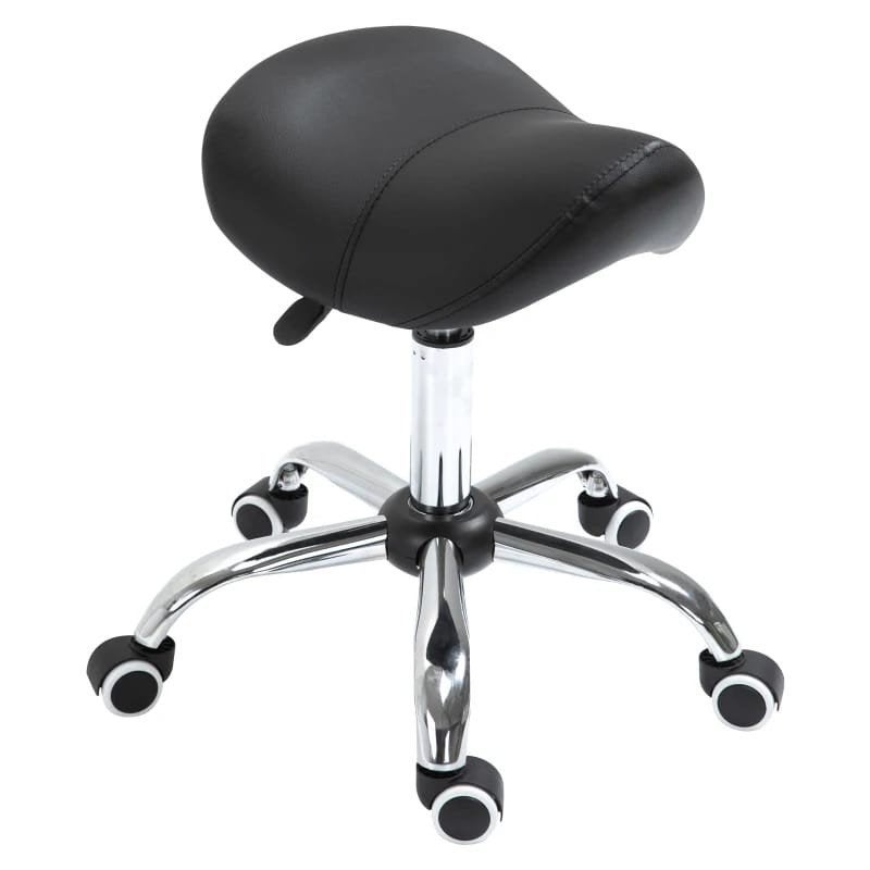 Ergonomische Zadelkruk kapperskruk kapperstoel, Kunststof, Zwart, Nieuw, Ophalen of Verzenden