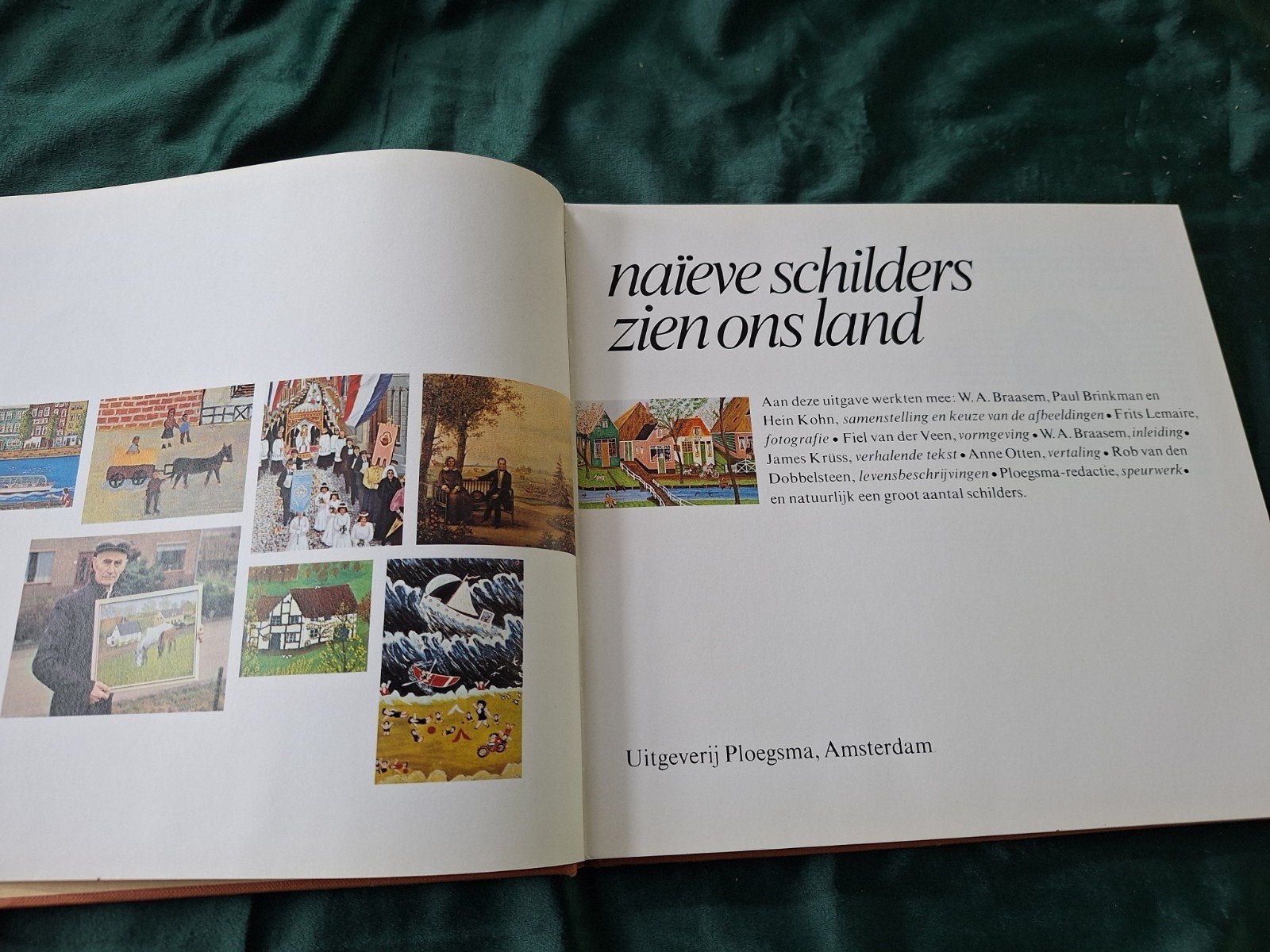 Naïeve Schilders Zien Ons Land - Kunstboek, Ophalen of Verzenden, Zo goed als nieuw, Overige onderwerpen, W.A. Braasem, Paul Bokhoven e.a.