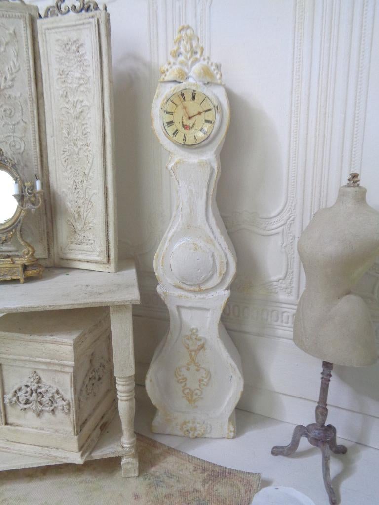 Brocante Mora klok , Poppenhuis 1:12….(FotoNr F47)*, Ophalen of Verzenden, Nieuw, Poppenhuis