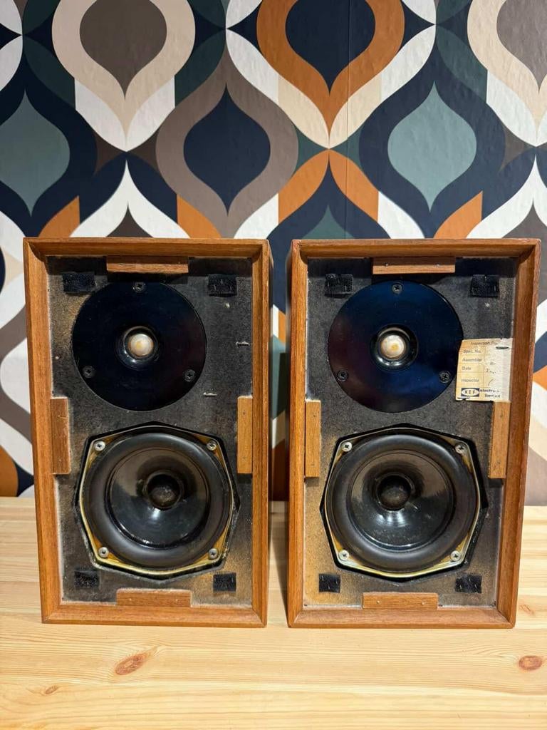 Kef Cresta, mk2 gereviseerd, leuke vintage staat, garantie, Contact@vintageaudiobreda.nl, Zo goed als nieuw, 120 watt of meer