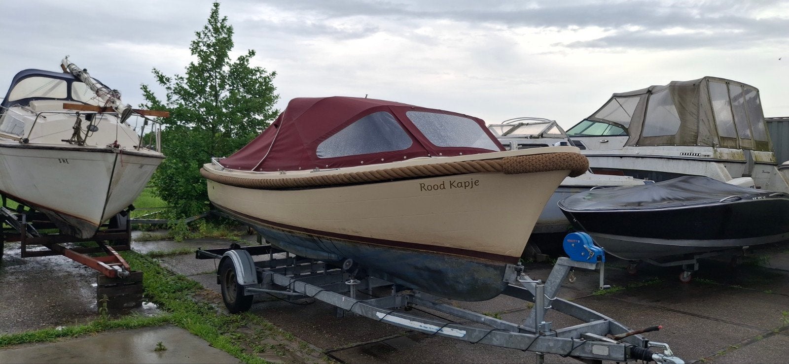 Maril 570 sloep nanni 2 cylinder diesel bj 2005 nieuwe kap, Ophalen, Binnenboordmotor, Maril, Diesel