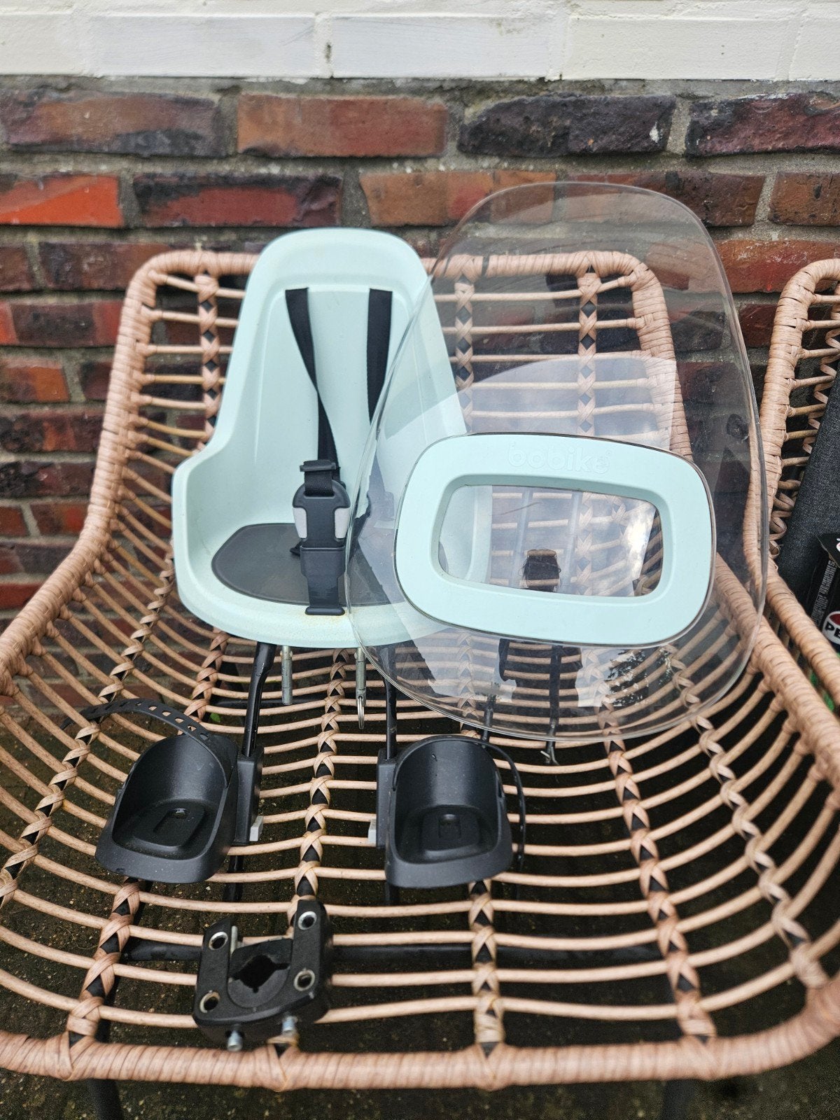 Bobike voorzitje met windscherm - Zo goed als nieuw, Fietsen en Brommers, Ophalen, Zo goed als nieuw