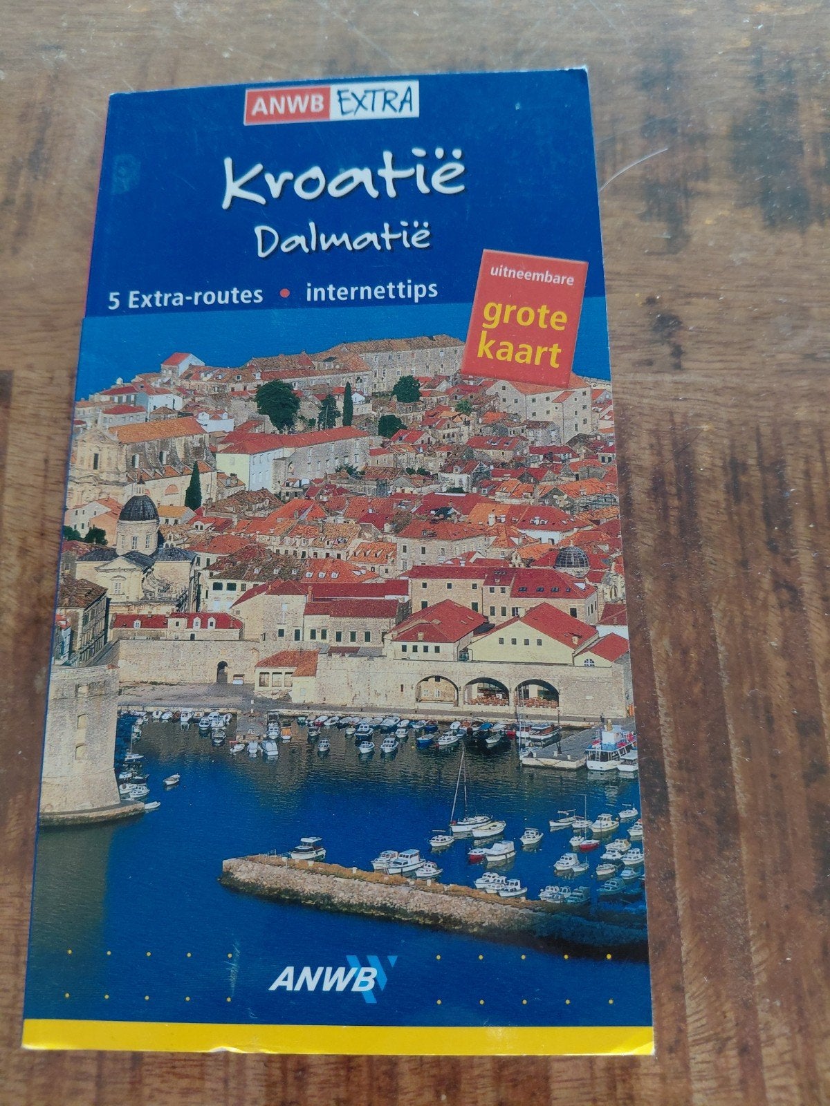 reisgids Kroatië  Dalmatië, Europa, Reisgids of -boek, ANWB, Ophalen