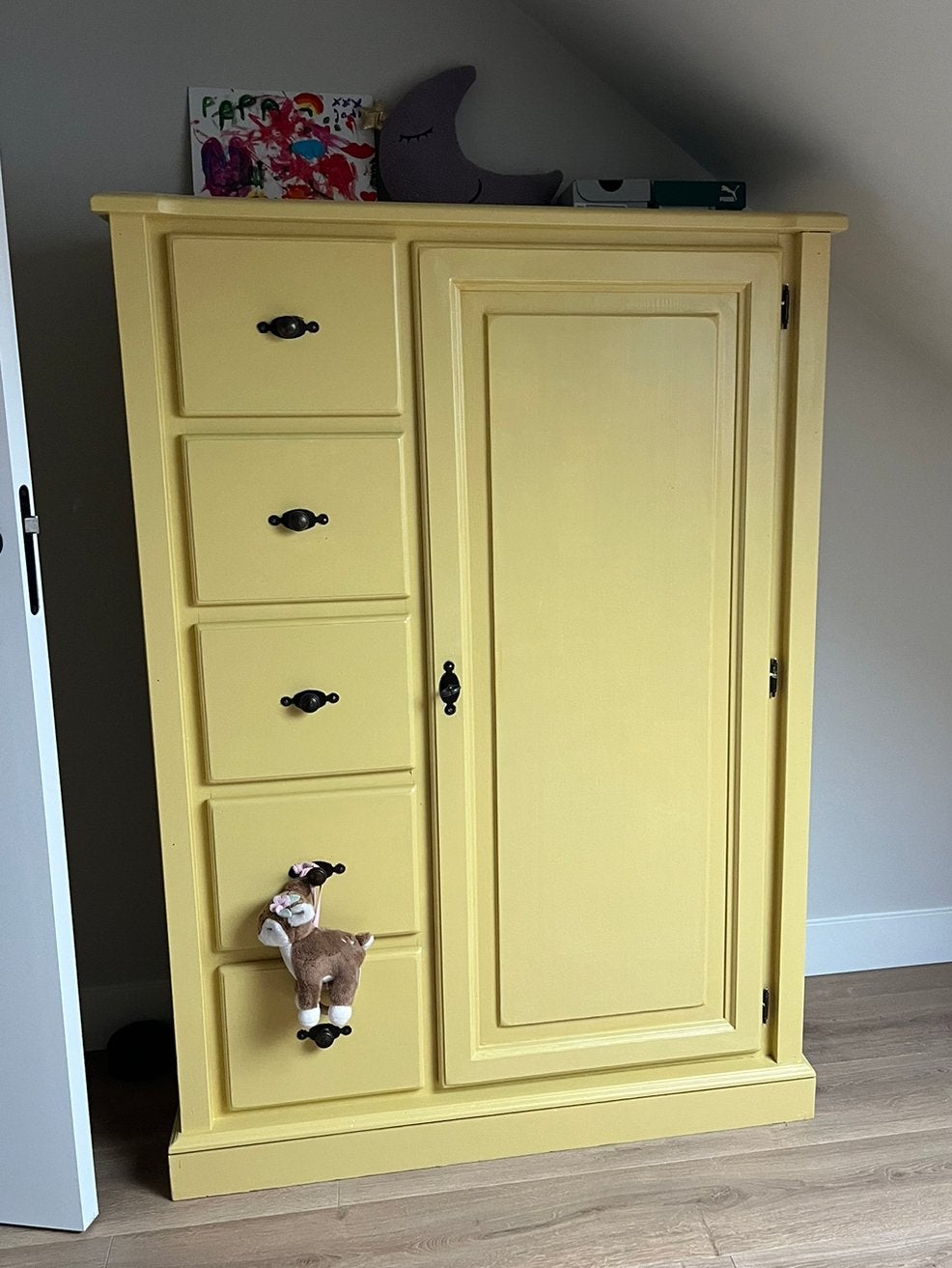 Vintage kast, Ophalen, Gebruikt, Kast, 50 tot 70 cm