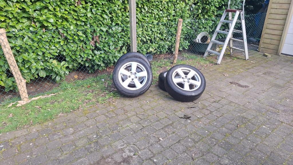 Set velgen, Gebruikt, 16 inch, Verzenden, Band(en)