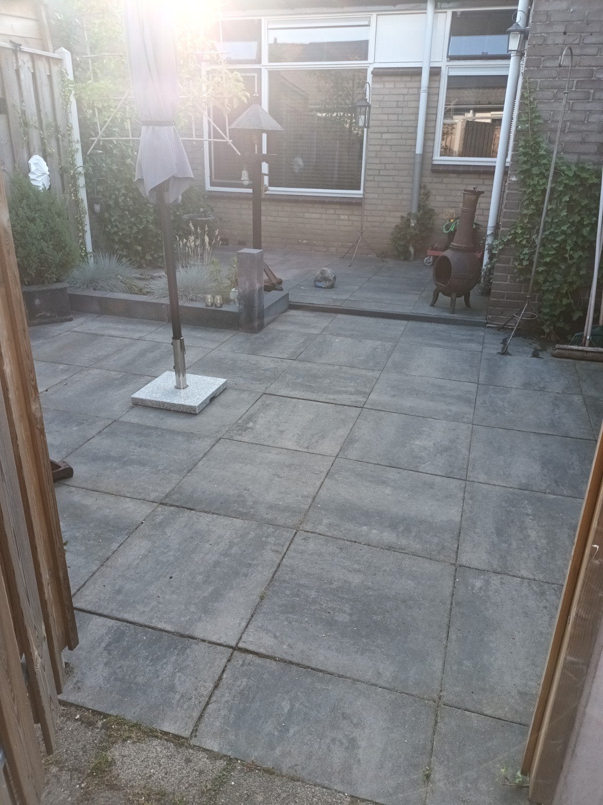 BETONTEGELS 60X60, Ophalen of Verzenden, Zo goed als nieuw, Beton, Terrastegels