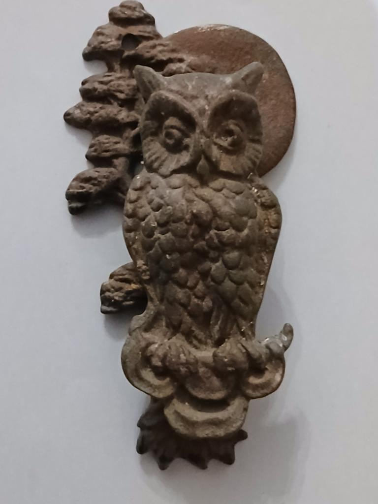ANTIEKE KLOPPER(UIL) ORGINEEL  HG 10.8 BREEDTE 5.5 CM., Antiek en Kunst, Ophalen of Verzenden