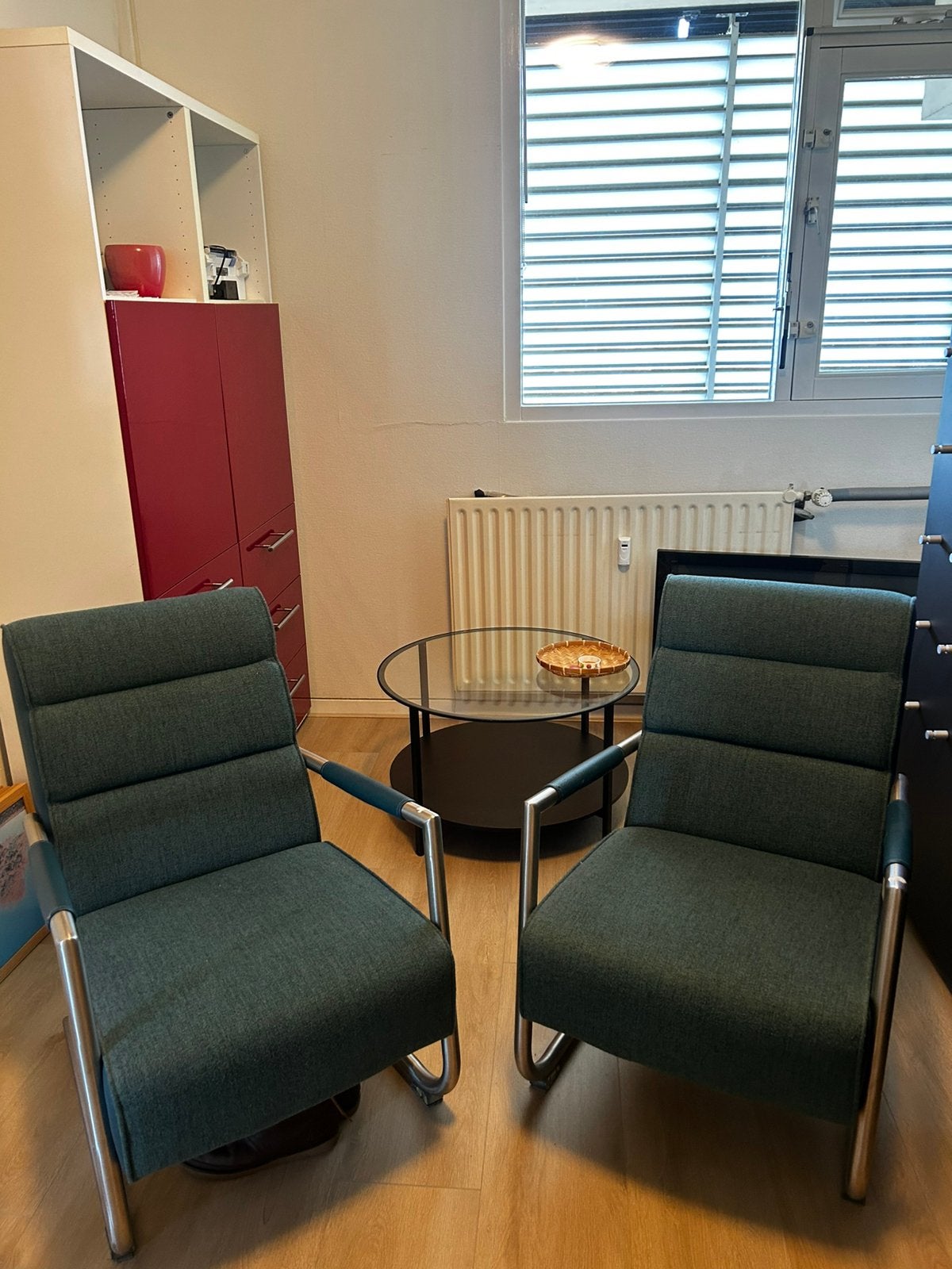 Vintage XOOON buisframe stoelen, Ophalen, Vintage, 75 tot 100 cm, Zo goed als nieuw
