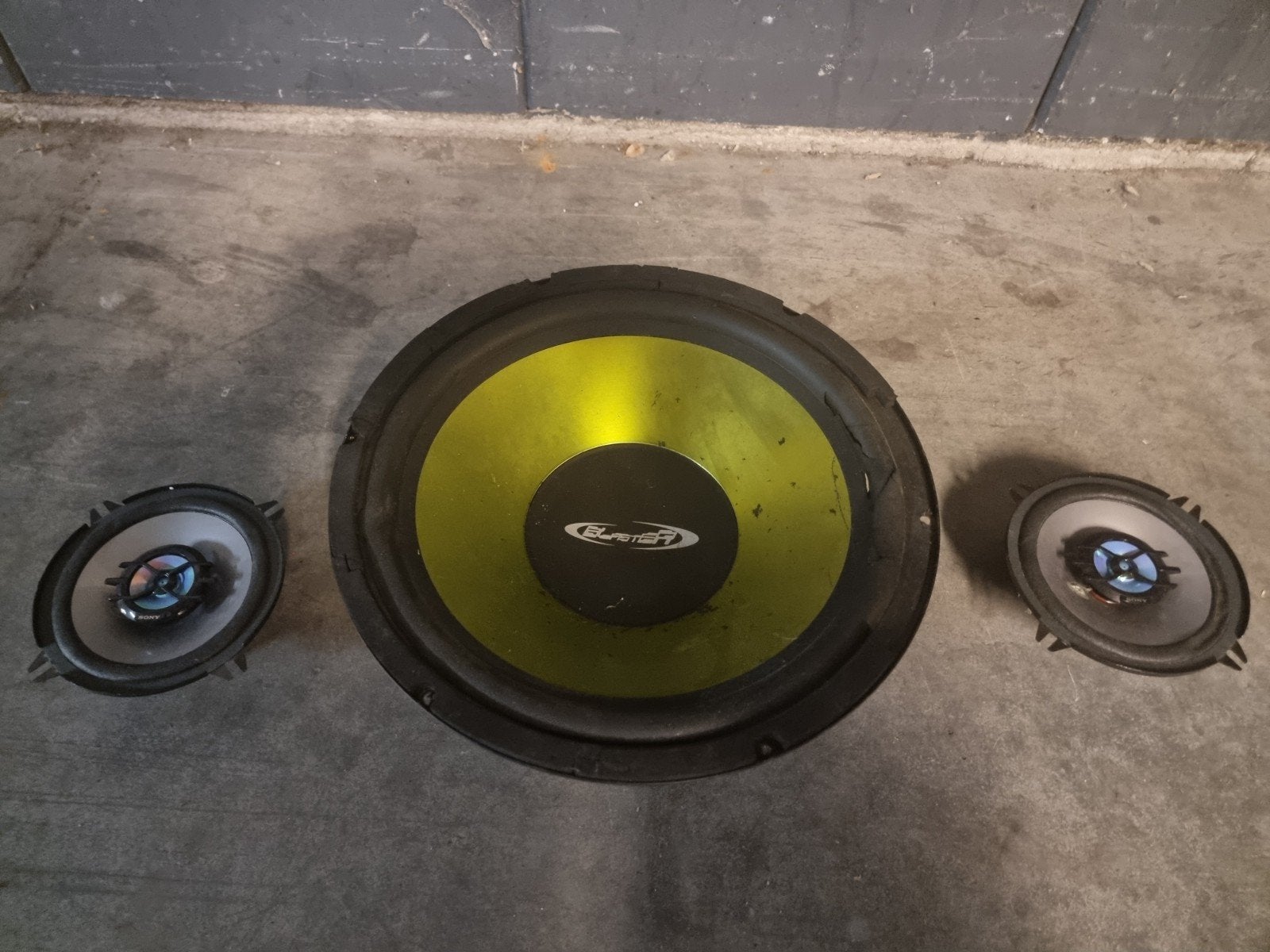 Subwoofer en Sony speakerset, Ophalen of Verzenden, Gebruikt