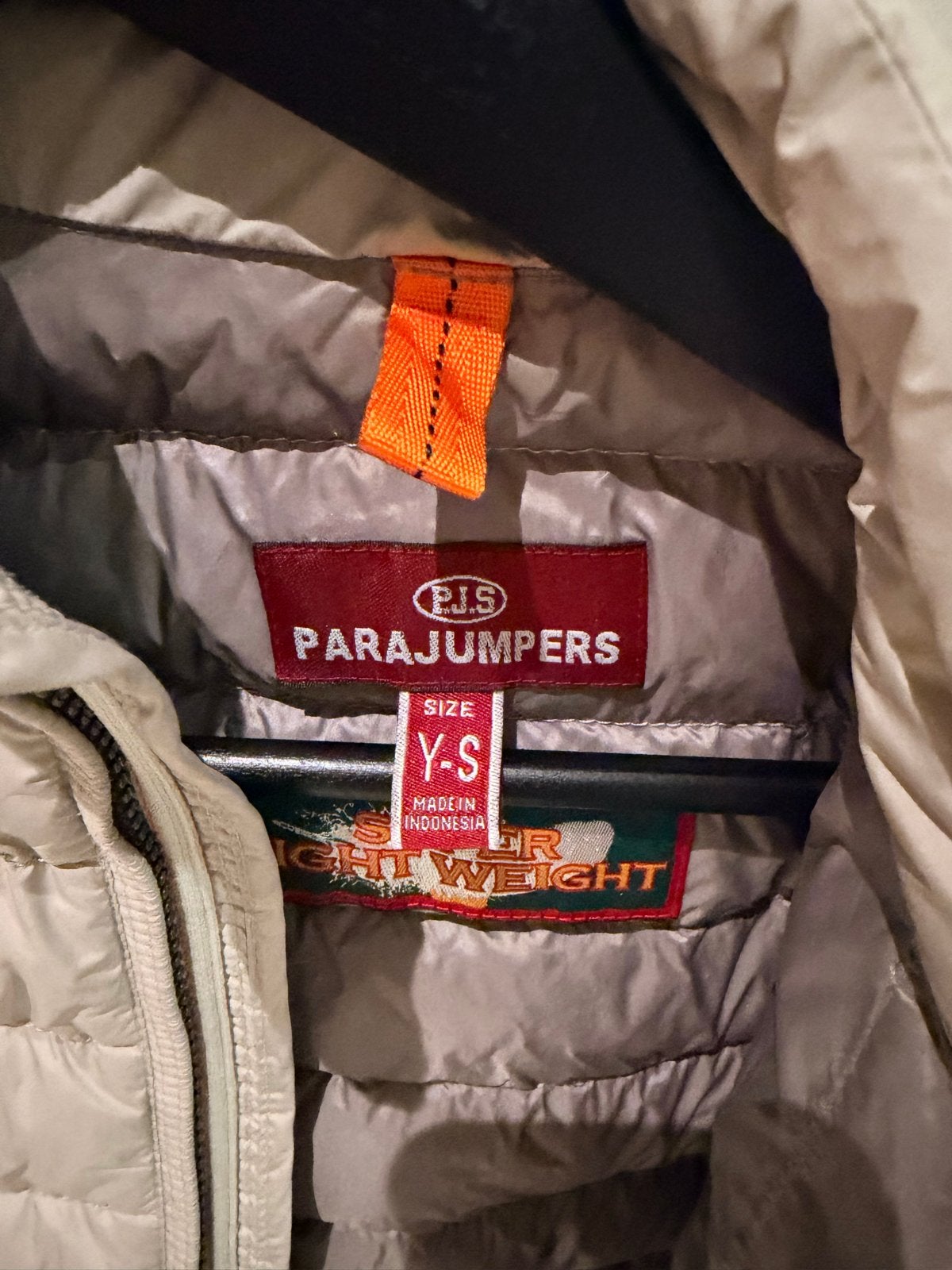 Parajumpers donsjas beige maat S, Ophalen of Verzenden, Gedragen, Overige maten, Beige